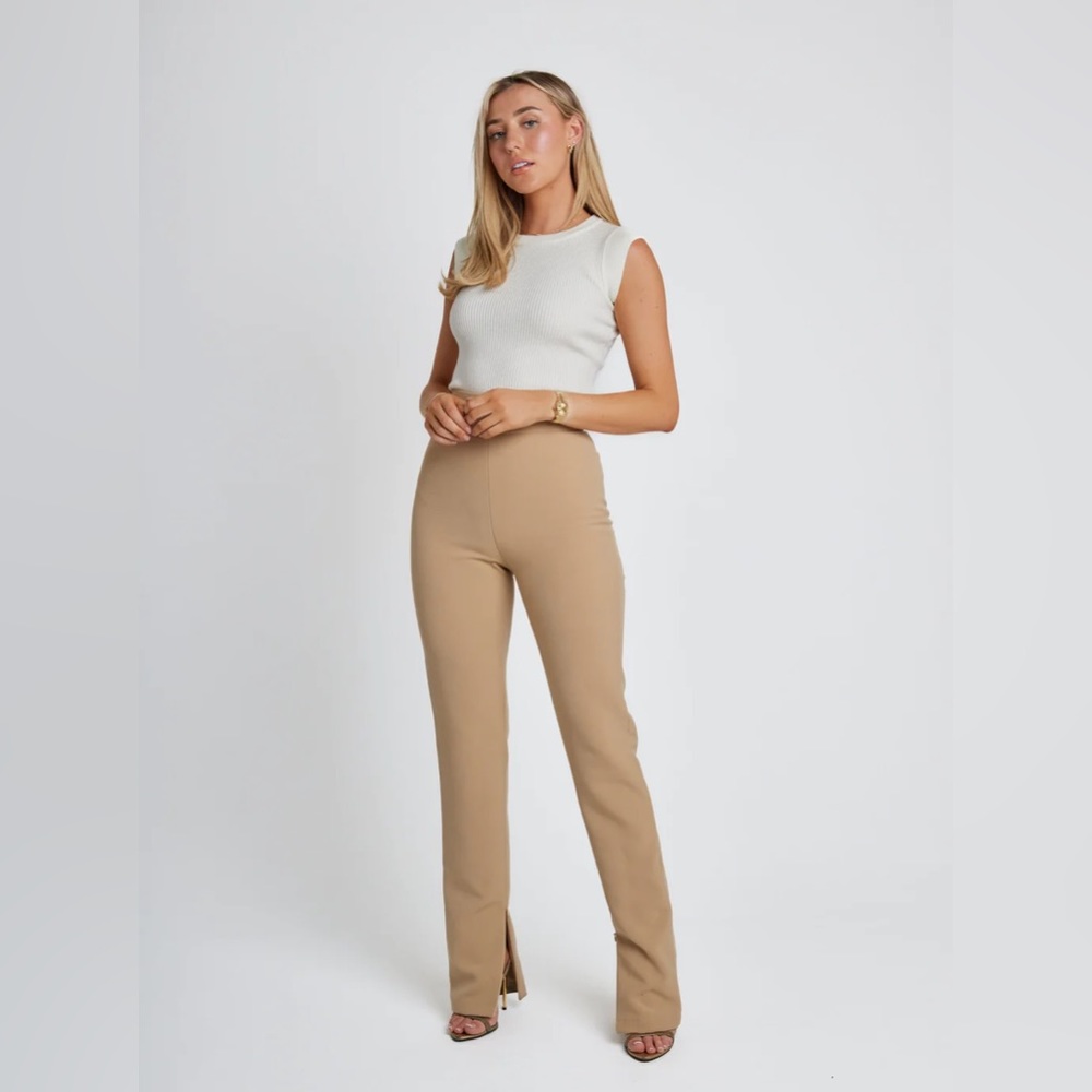 Odd Muse The Ultimate Muse Straight Leg Trousers | Camel